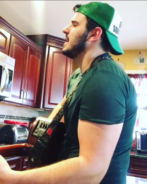 Eagles Fan Nails It with Song on His Guitar