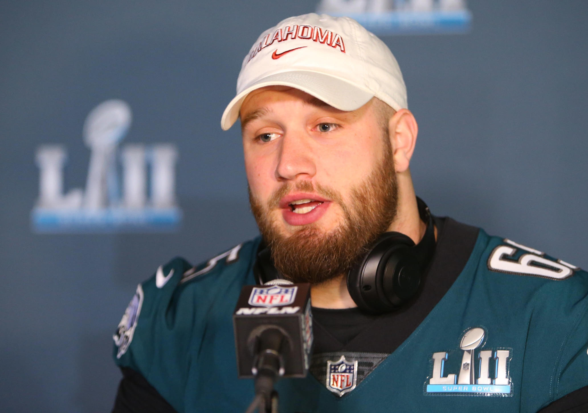 Lane Johnson First Owns The Patriots, Then Owns Tedy Bruschi