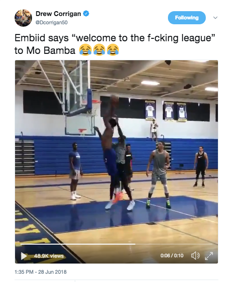 Jo to Mo: “Welcome to the ****ing league!”
