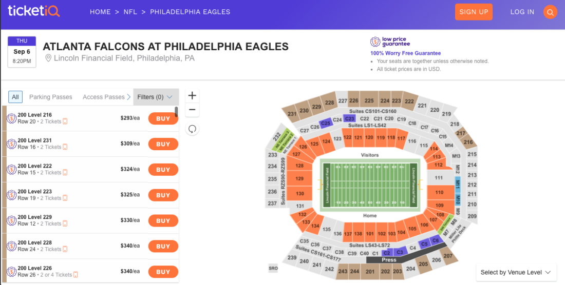 The Eagles Home Opener is Coming and TicketIQ Can Get You In Crossing
