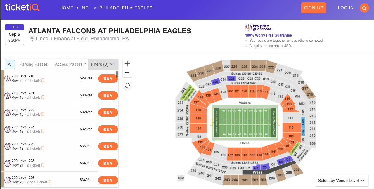 The Eagles Home Opener is Coming and TicketIQ Can Get You In
