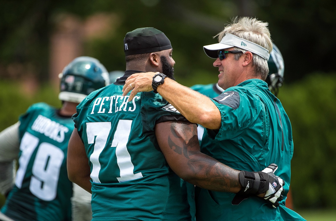 Doug Pederson Drops an Absolutely Ridiculous Jason Peters and Jordan Mailata Quote
