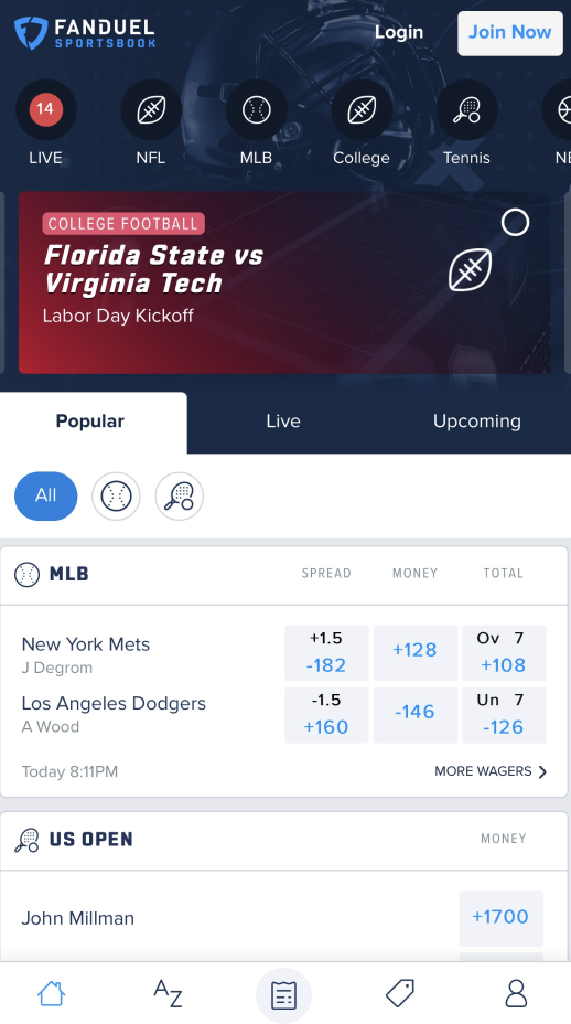 fanduel sportsbook launch