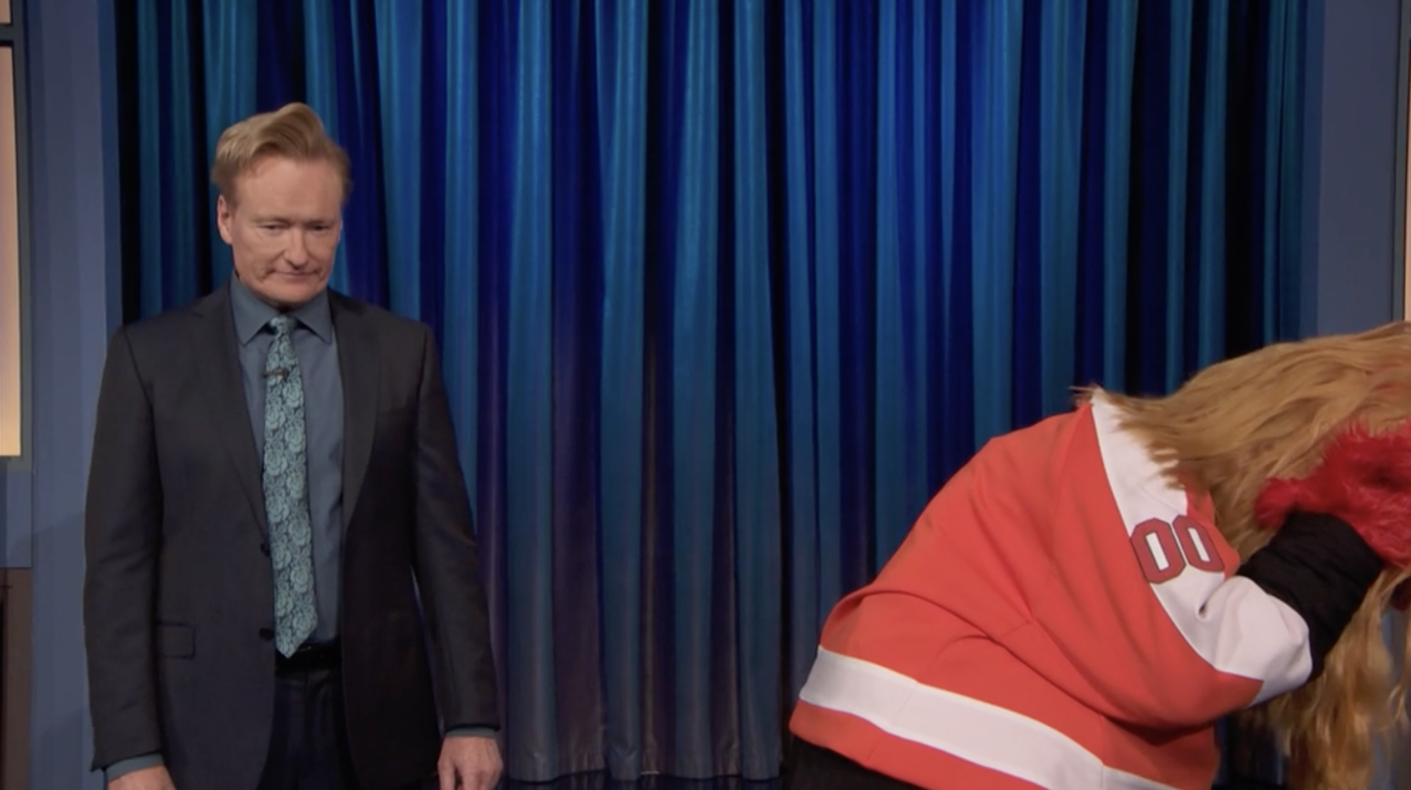 Video: Gritty’s Appearance on Conan Last Night