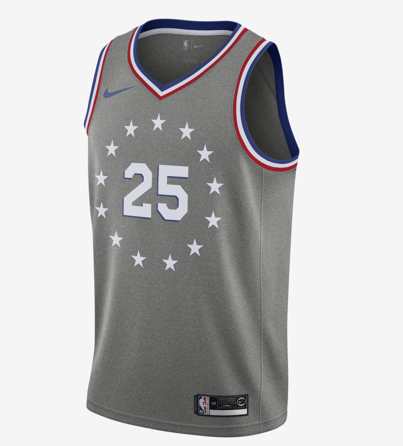 city jersey sixers