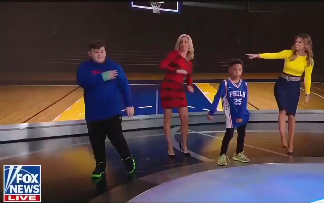 The Sixers Dance-Off Kids Were on FOX News