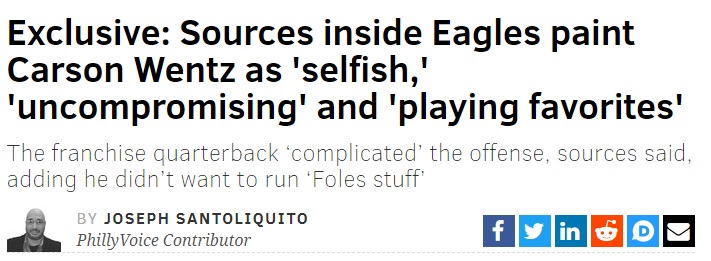 Philly Voice’s Sports Editor Discussed the Carson Wentz Article with Mike Missanelli