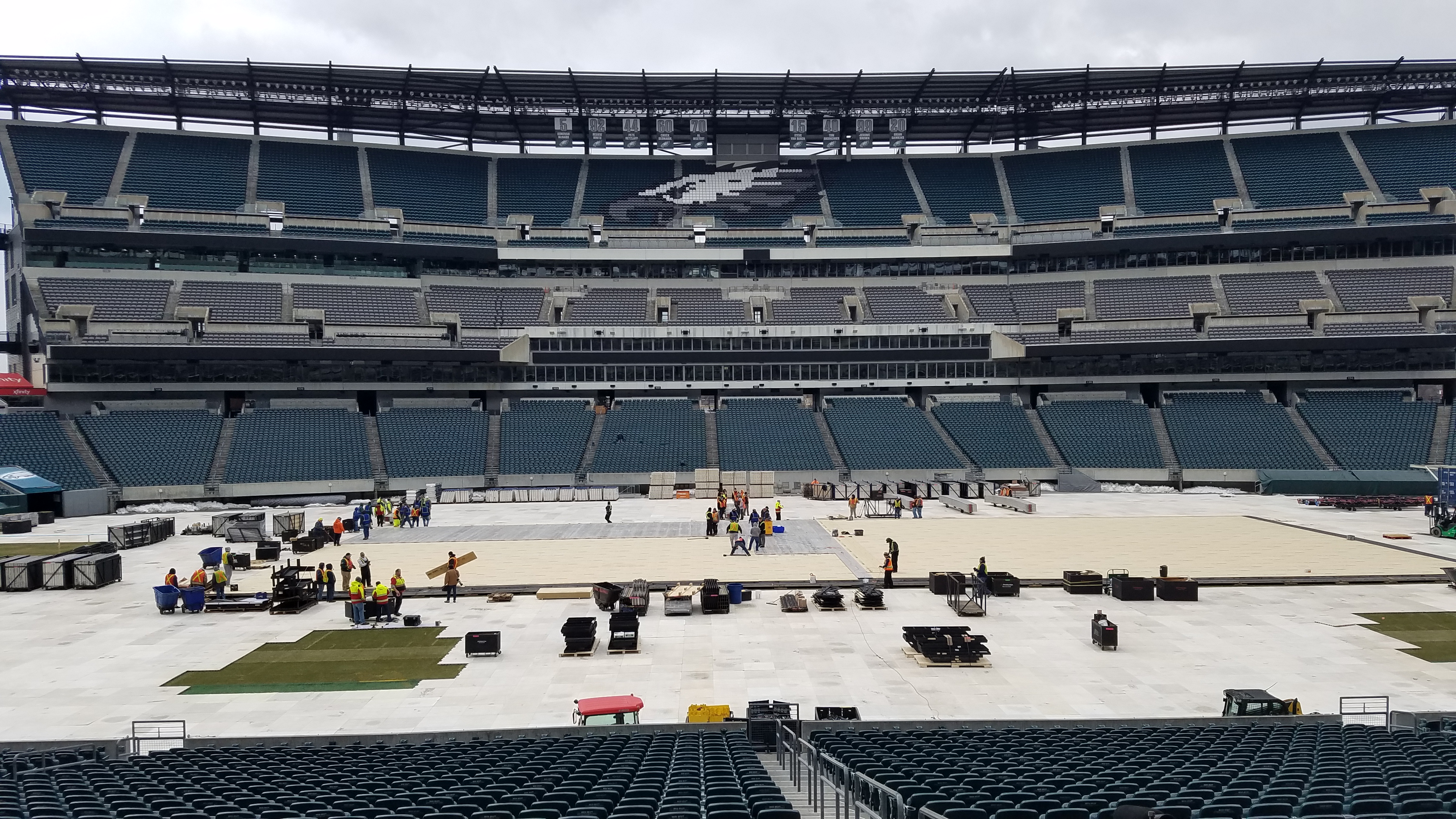 Inside the Linc’s Stadium Series Conversion at Lincoln Financial Field