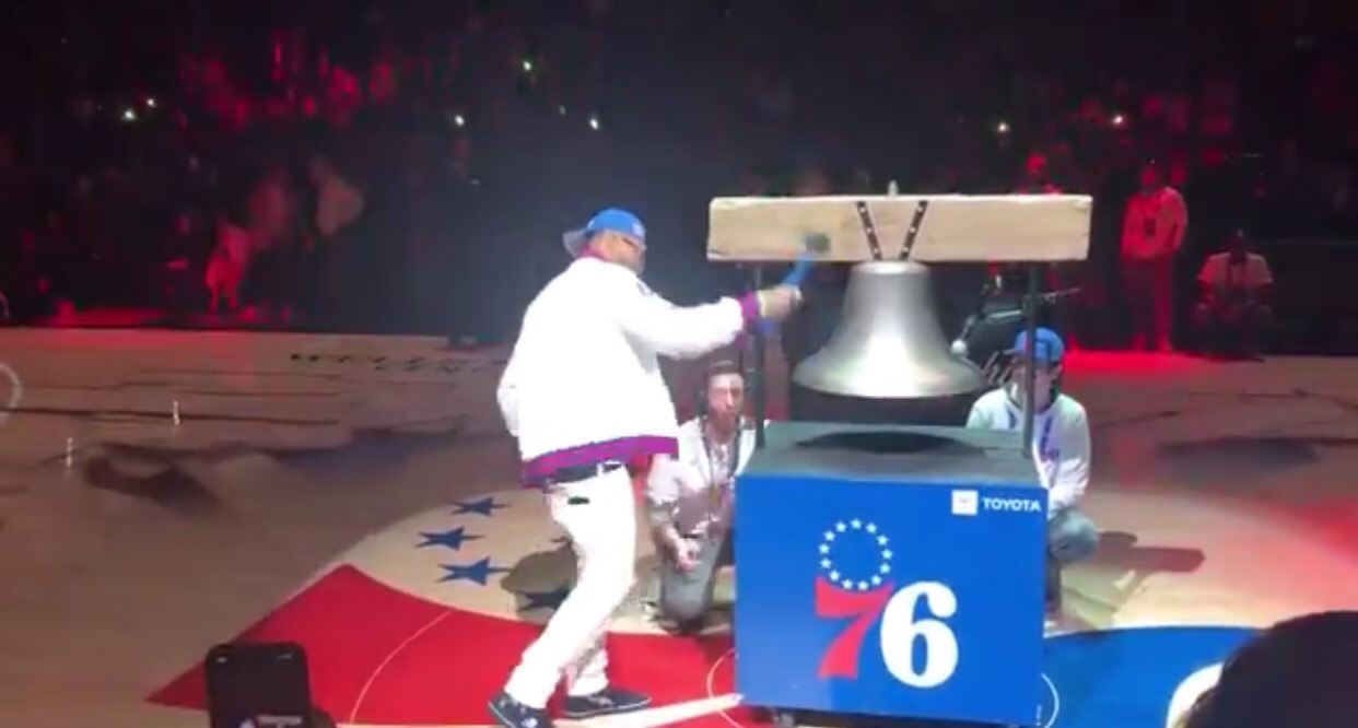 DeSean Jackson Rings Bell Before Sixers Game