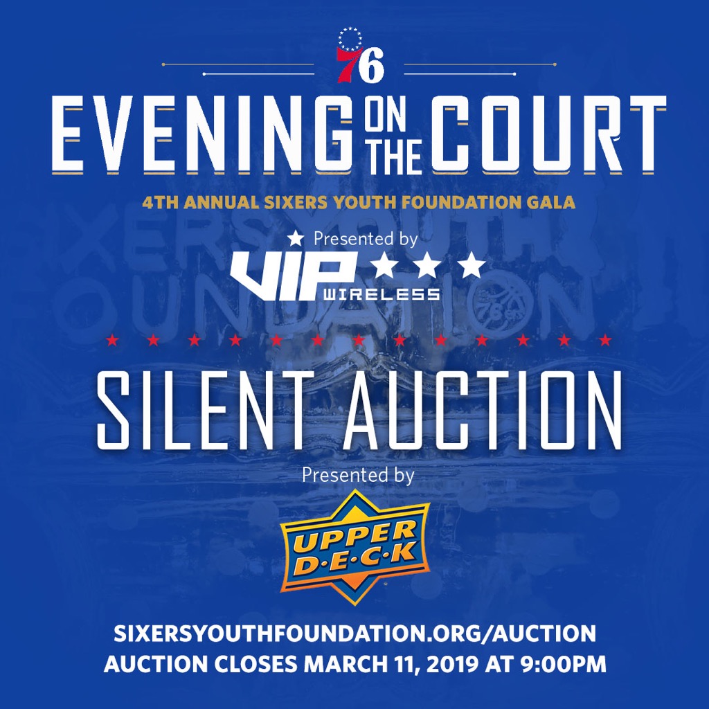 The Sixers Youth Foundation Silent Auction Features a Ton of Gnarly Items