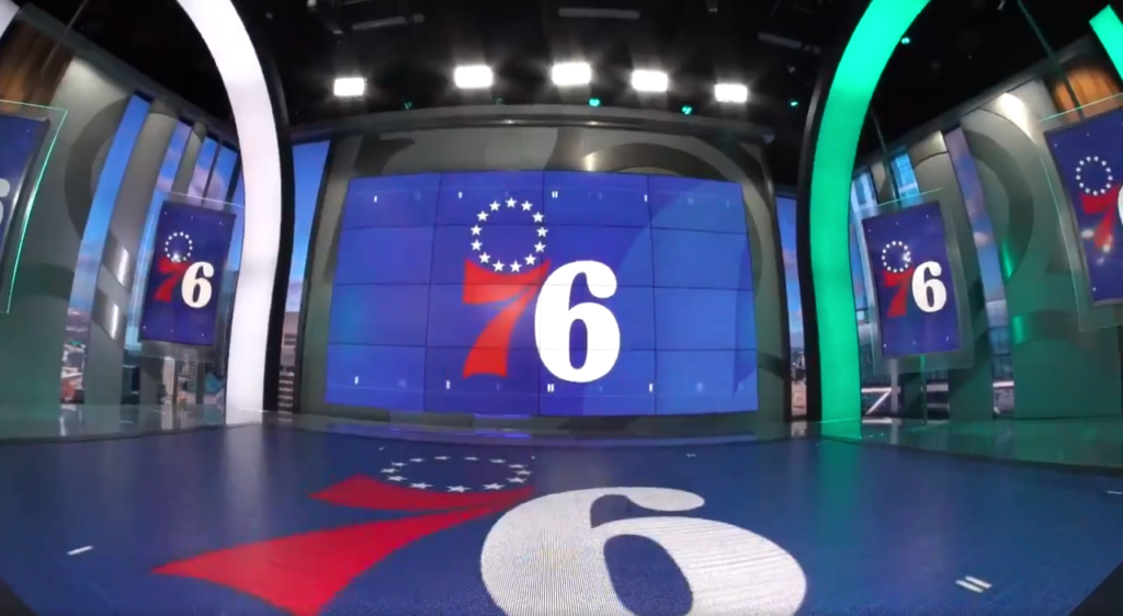 NBCSN Philadelphia 76ers Set