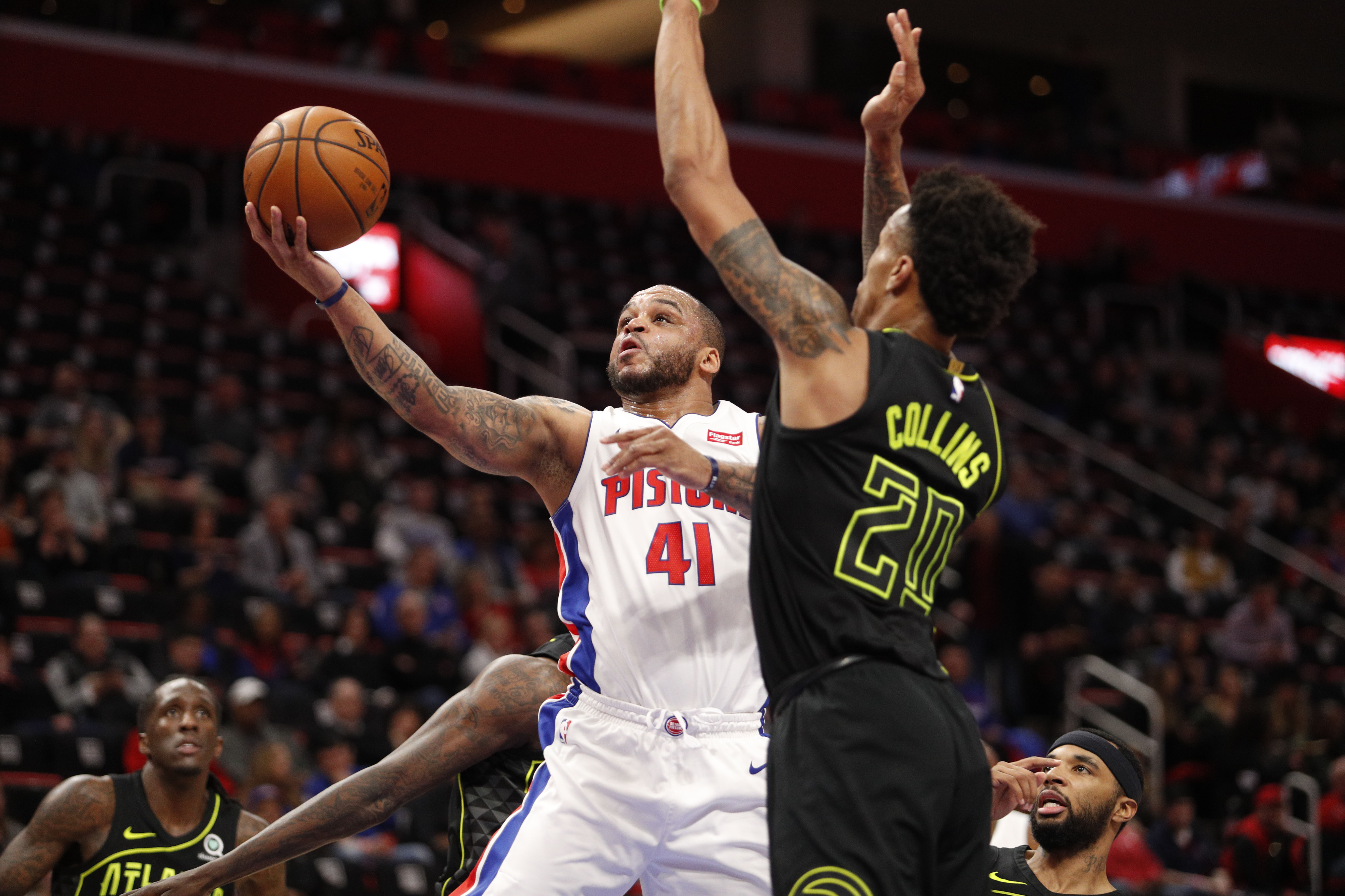 Jameer Nelson in action for the Pistons