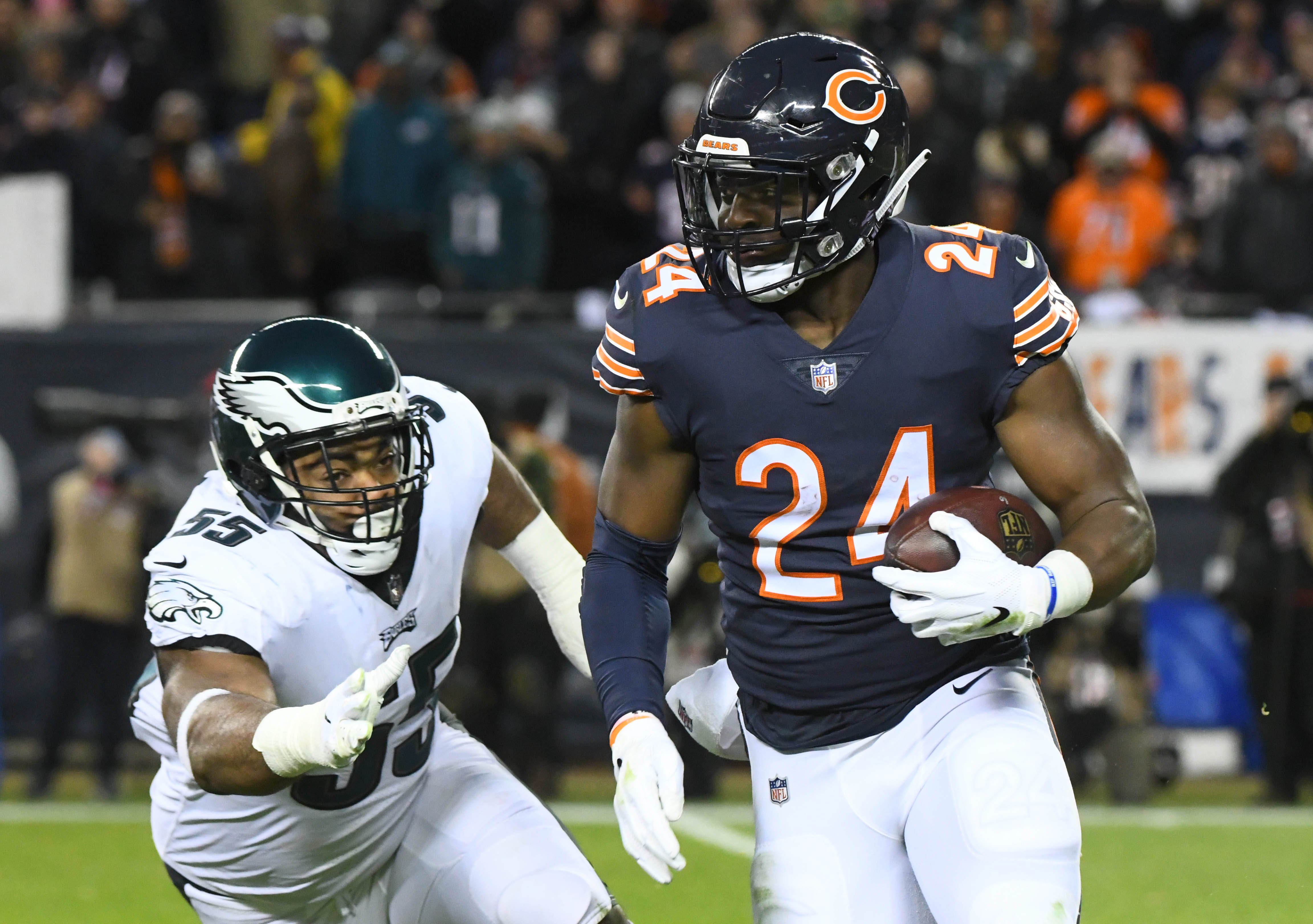 Jordan Howard vs. the Eagles in the playoffs