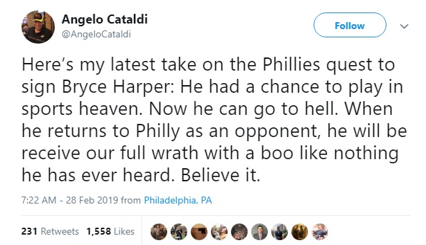 Bad Bryce Harper Tweets and Takes