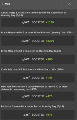 bryce harper odds boost