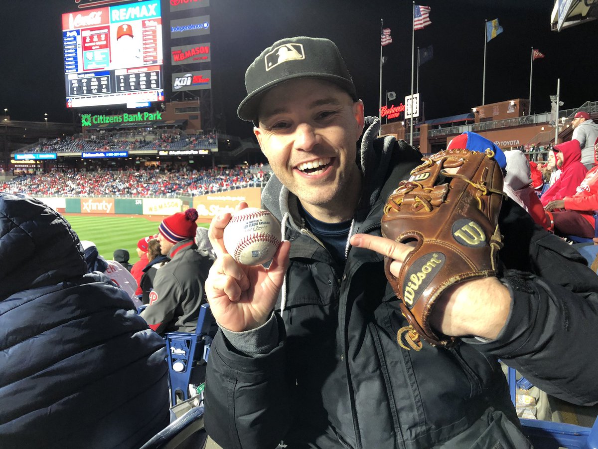 Zack Hample caught Bryce Harper's second home run as a Phillie