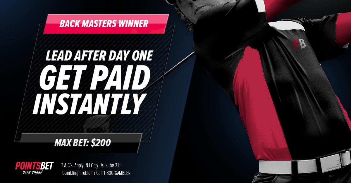 PointsBet Is Offering a Masters Winner Instant Day One Payout