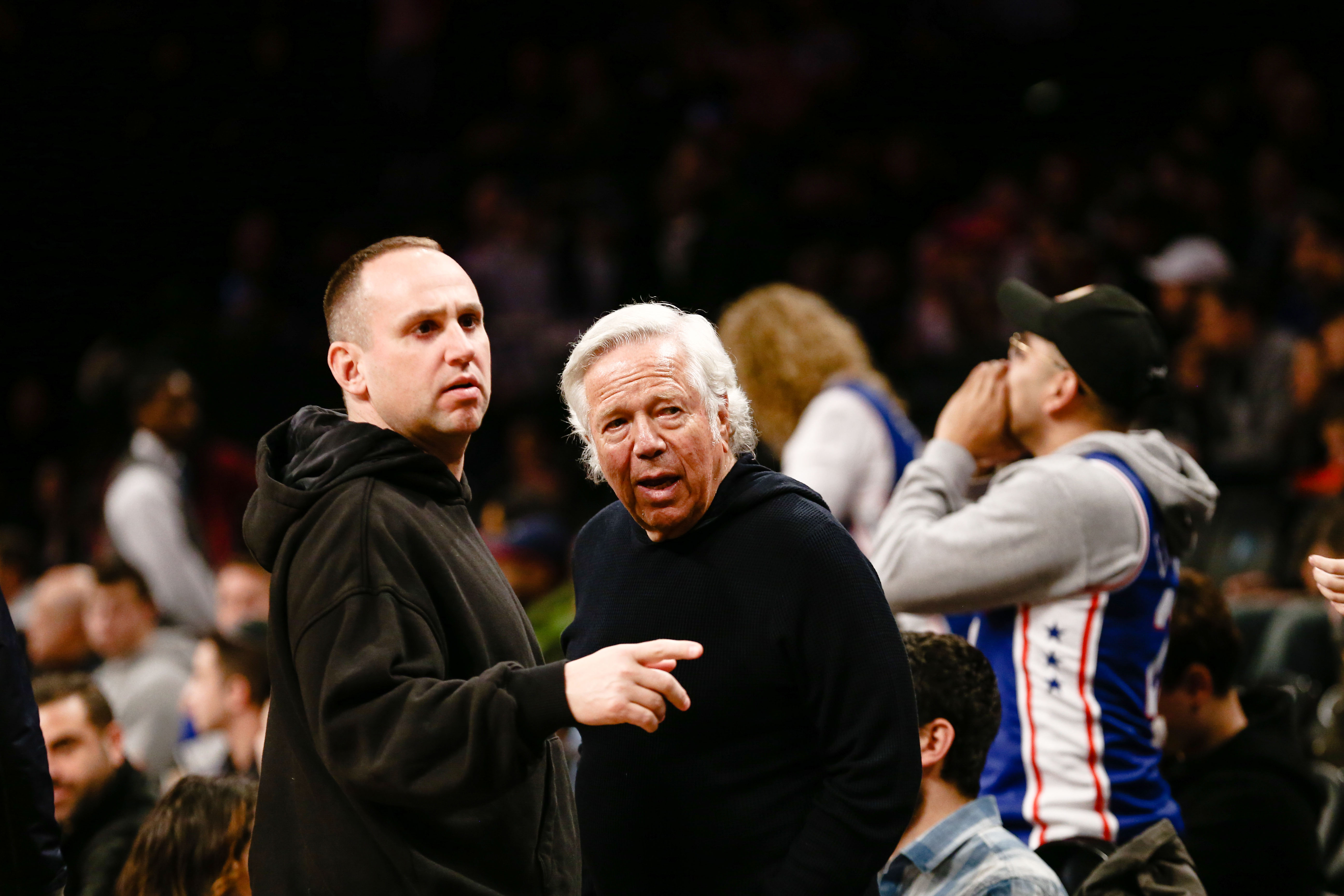 Michael Rubin and Bob Kraft