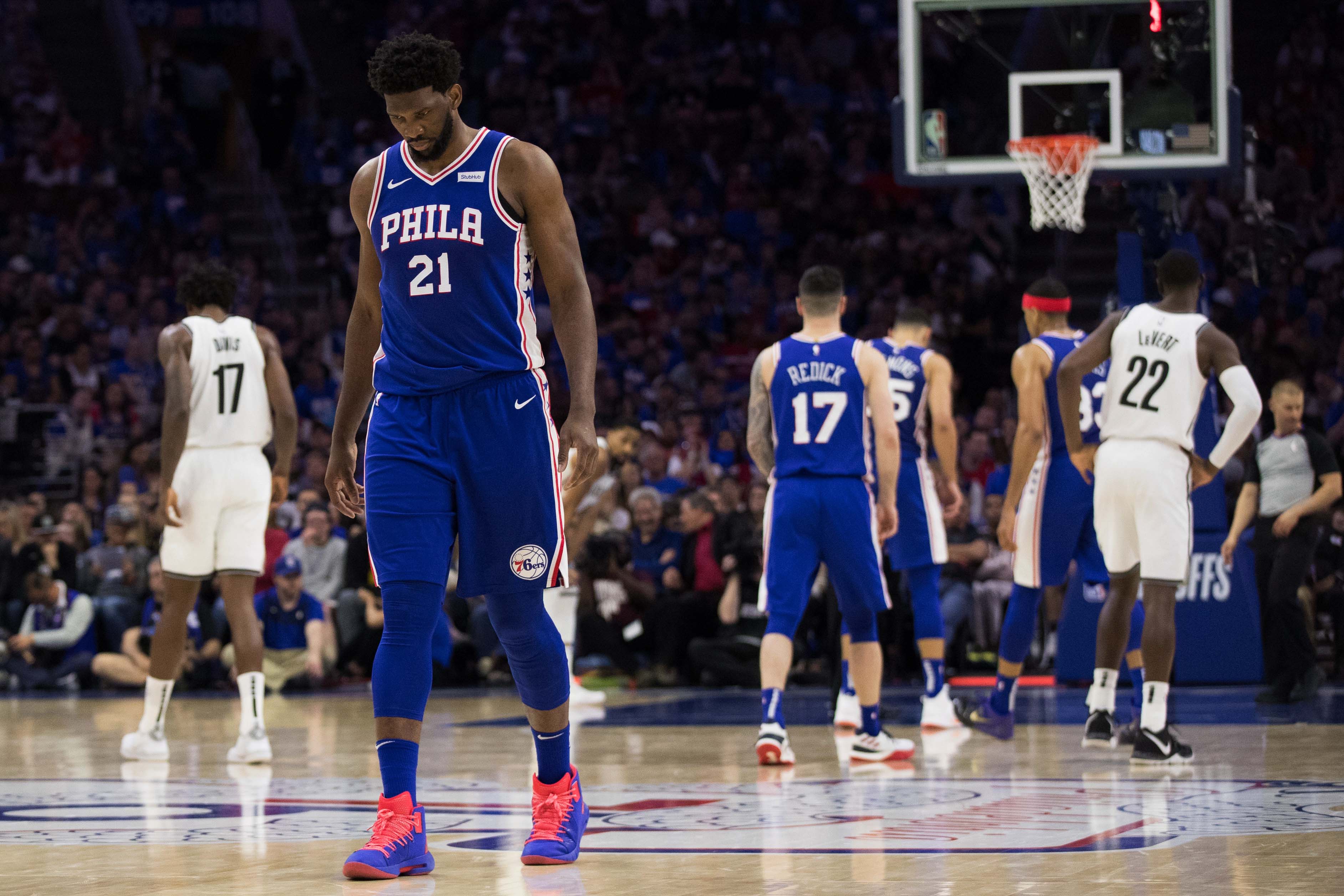 The sixers lose game one