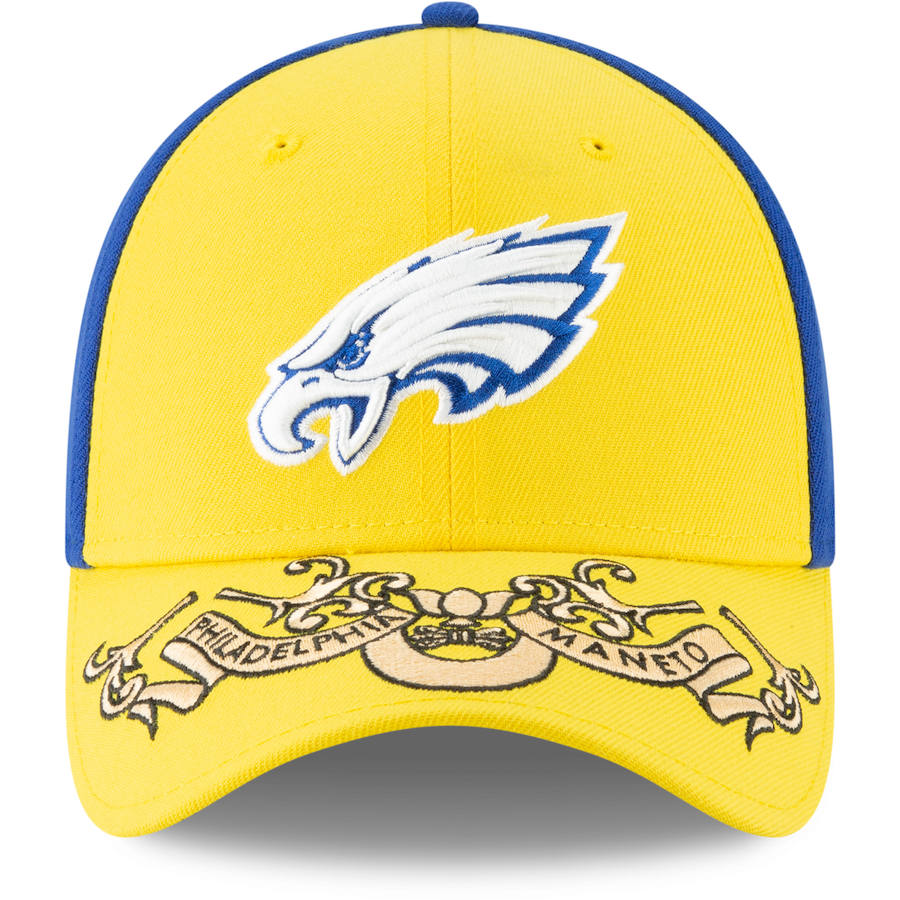 2019 NFL Draft Day Eagles Cap Blue Yellow