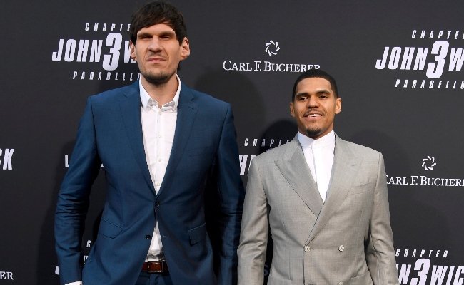 Boban and Tobias Harris at John Wick 3 premier