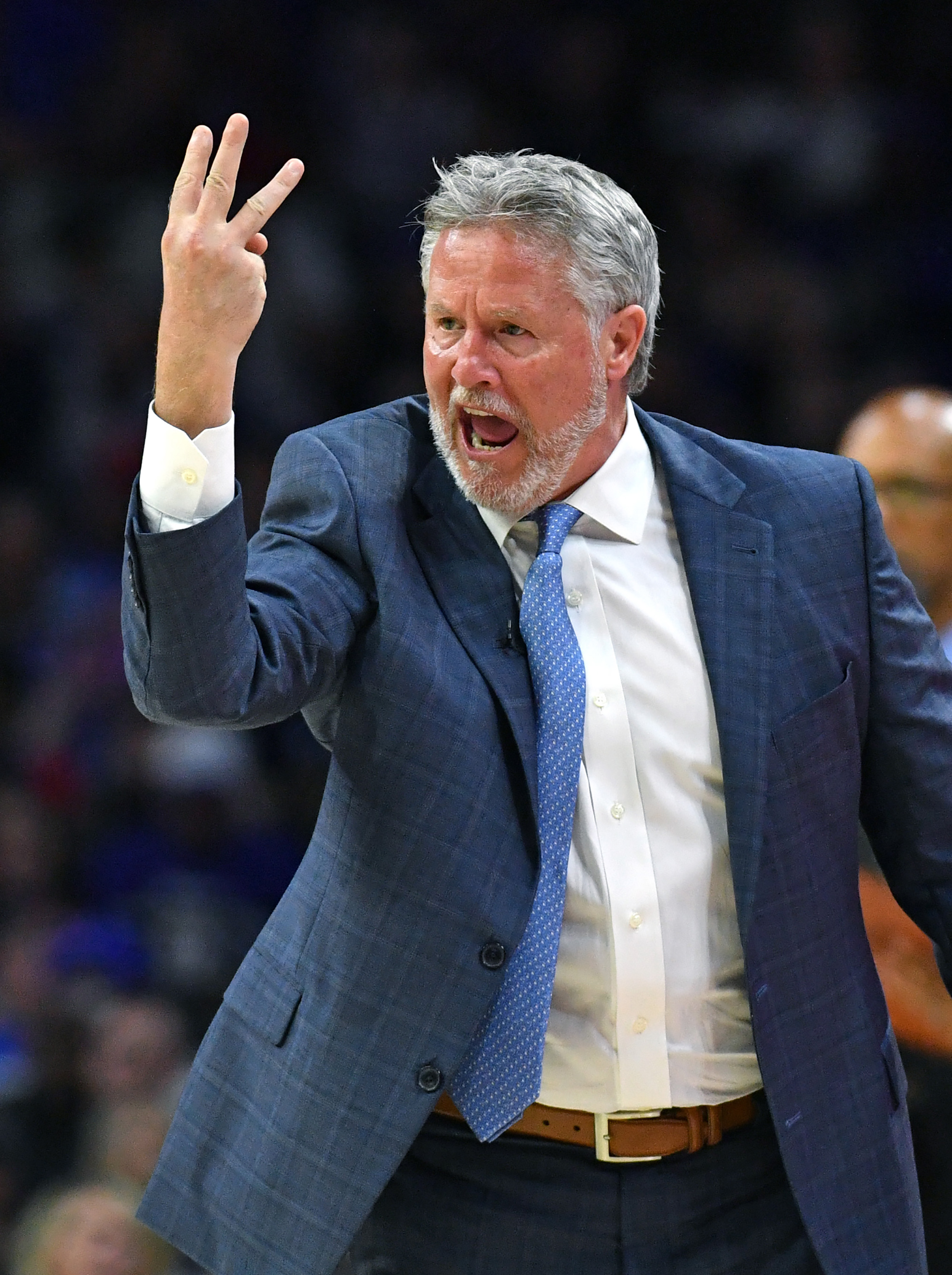 Brett Brown in 2019