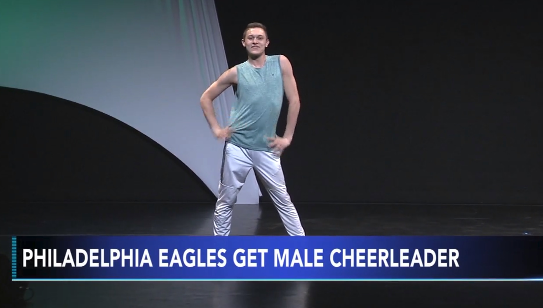 Meet the Philadelphia Eagles’ First Male Cheerleader