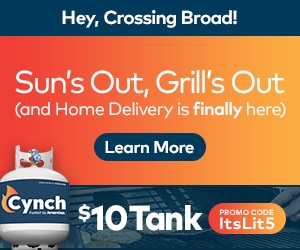 The Weather is Hot. The Grill is Hotter. Get Your Propane Tank Delivered to Your Home with Cynch!