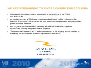 Expansion SugarHouse Casino Rivers Casino Philadelphia