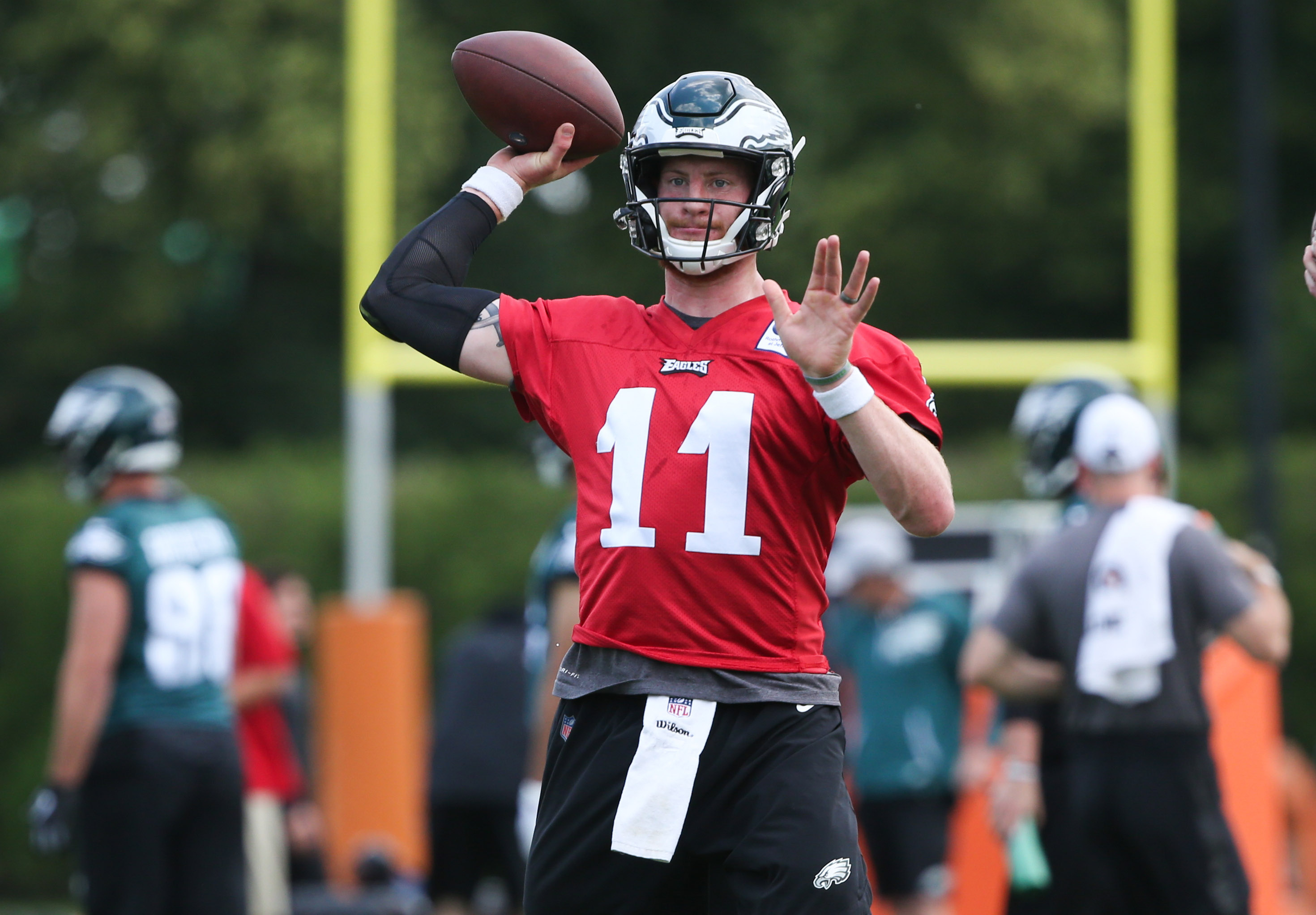 Carson Wentz 2019 OTAs