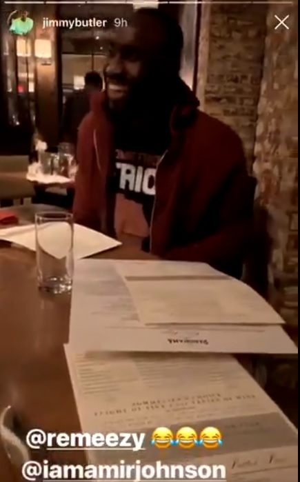 Jimmy Butler Is Hanging Out With a Sixers Staffer