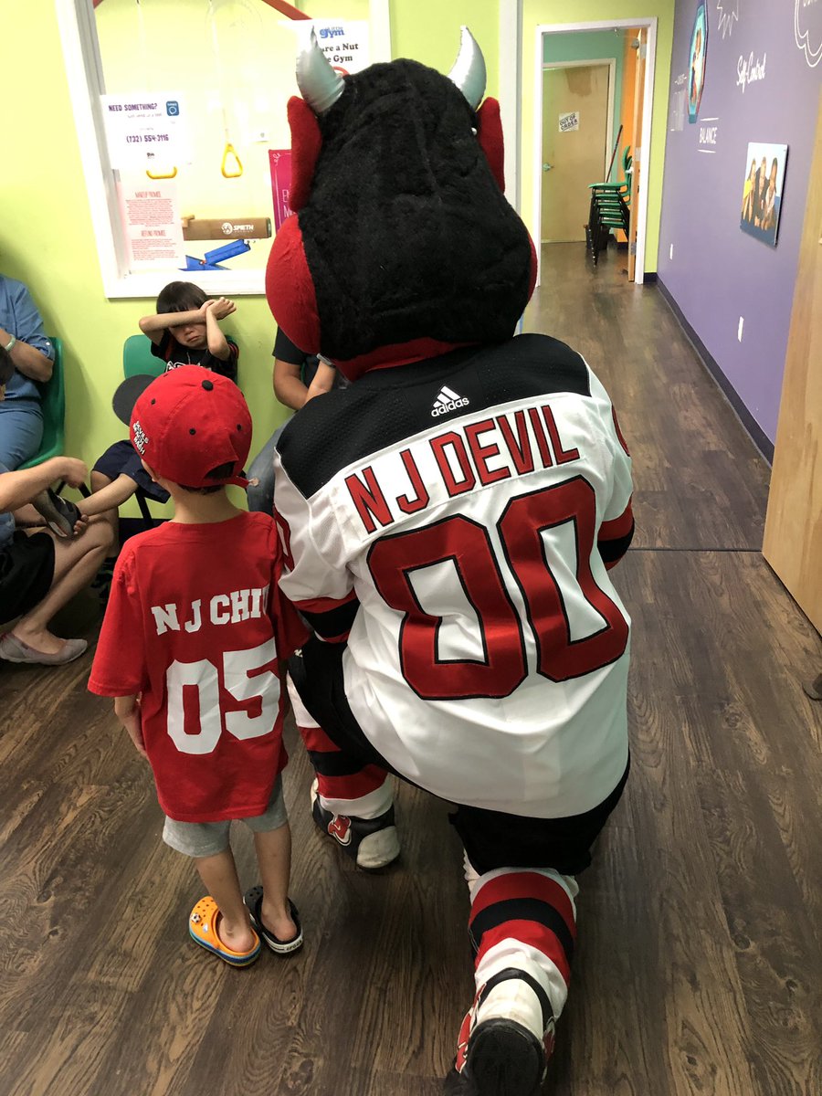 NJ Devil Mascot Visits