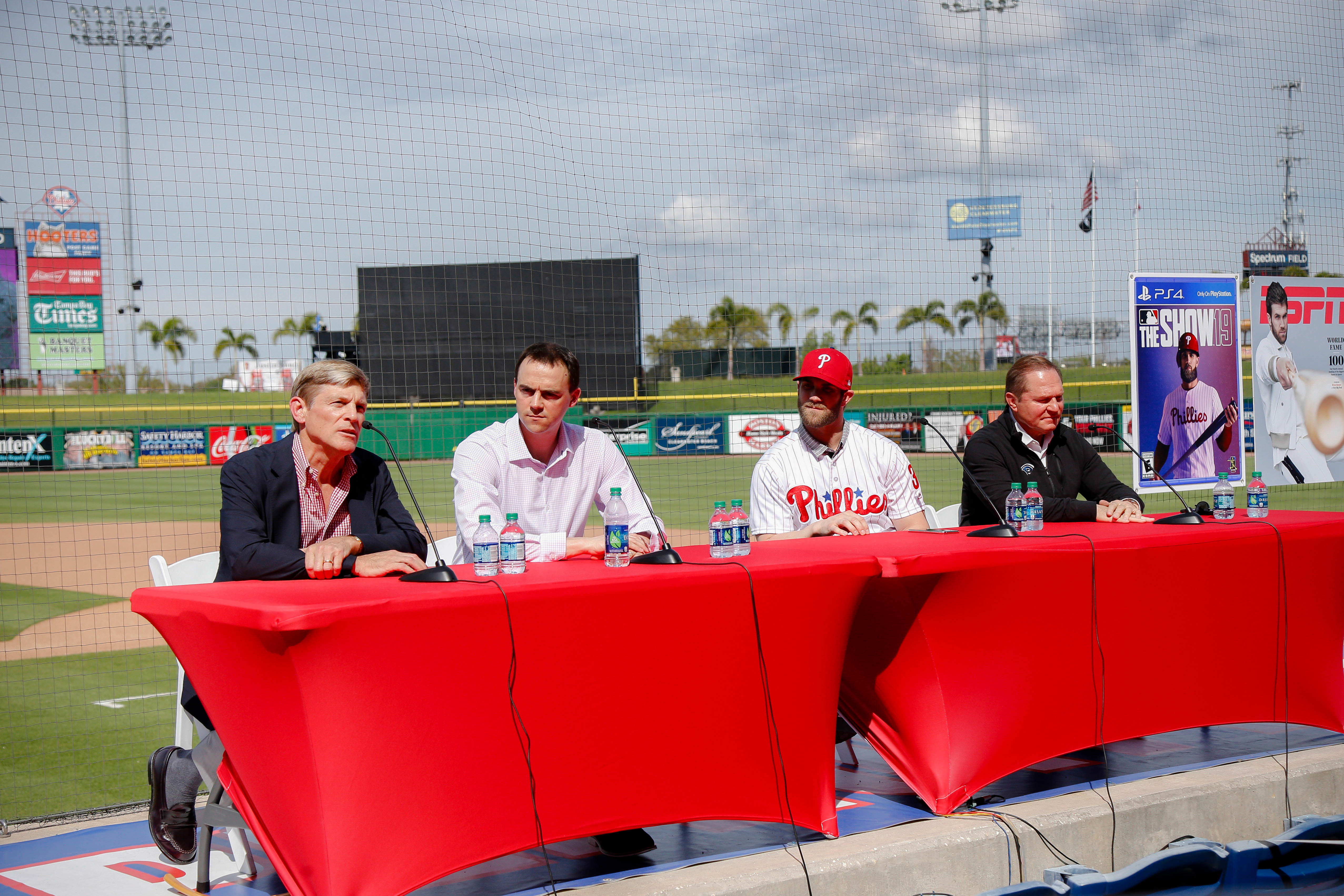 John Middleton at the Bryce Harper announcement