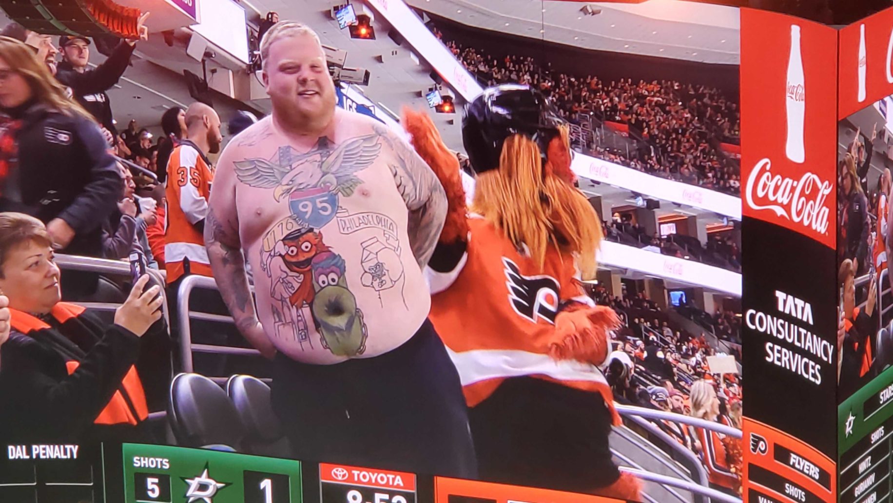 The Phillie Phanatic Tattoo Guy Got Some Gritty Ink