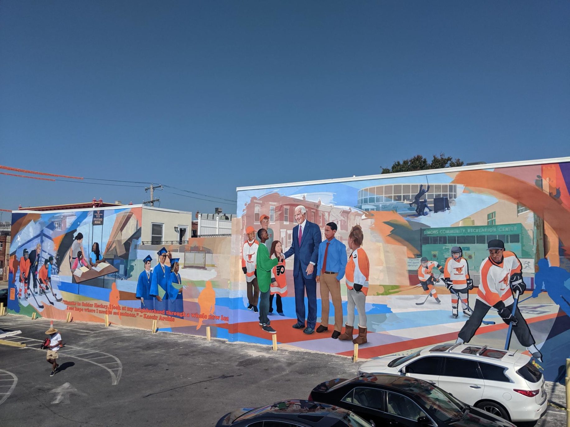 Snider Hockey Mural to Be Dedicated on Saturday