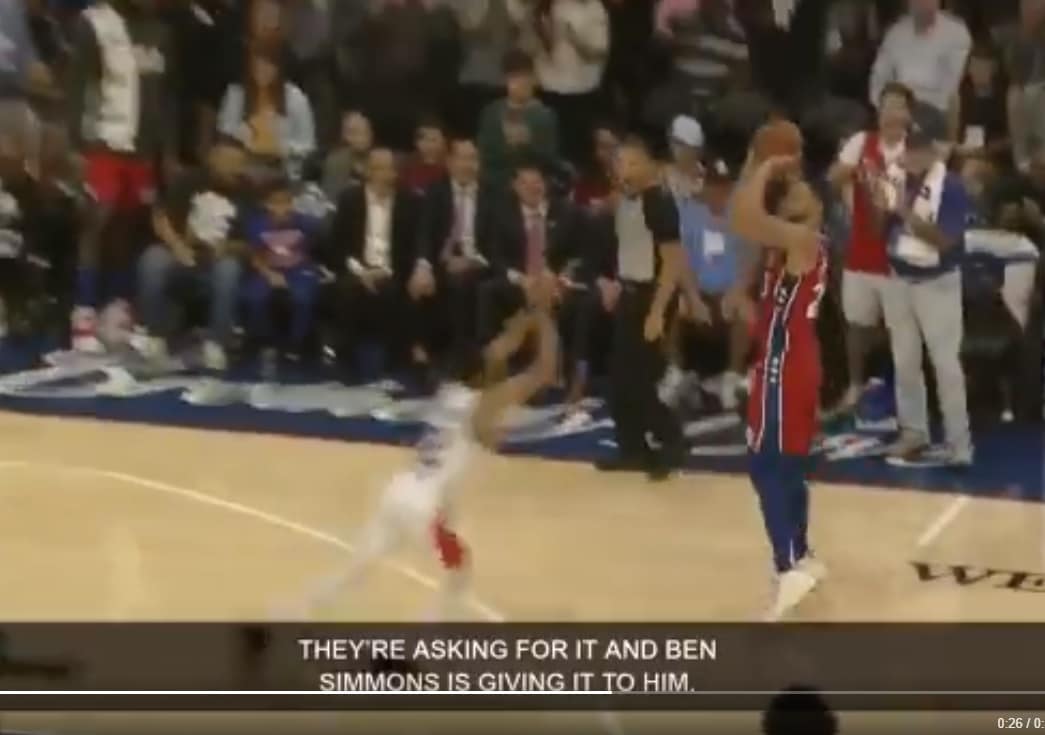 The Ben Simmons Three Pointer Game – Observations from Sixers 144, Guangzhou 86