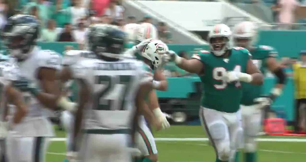 A Dolphins Rookie Laughed at the Eagles