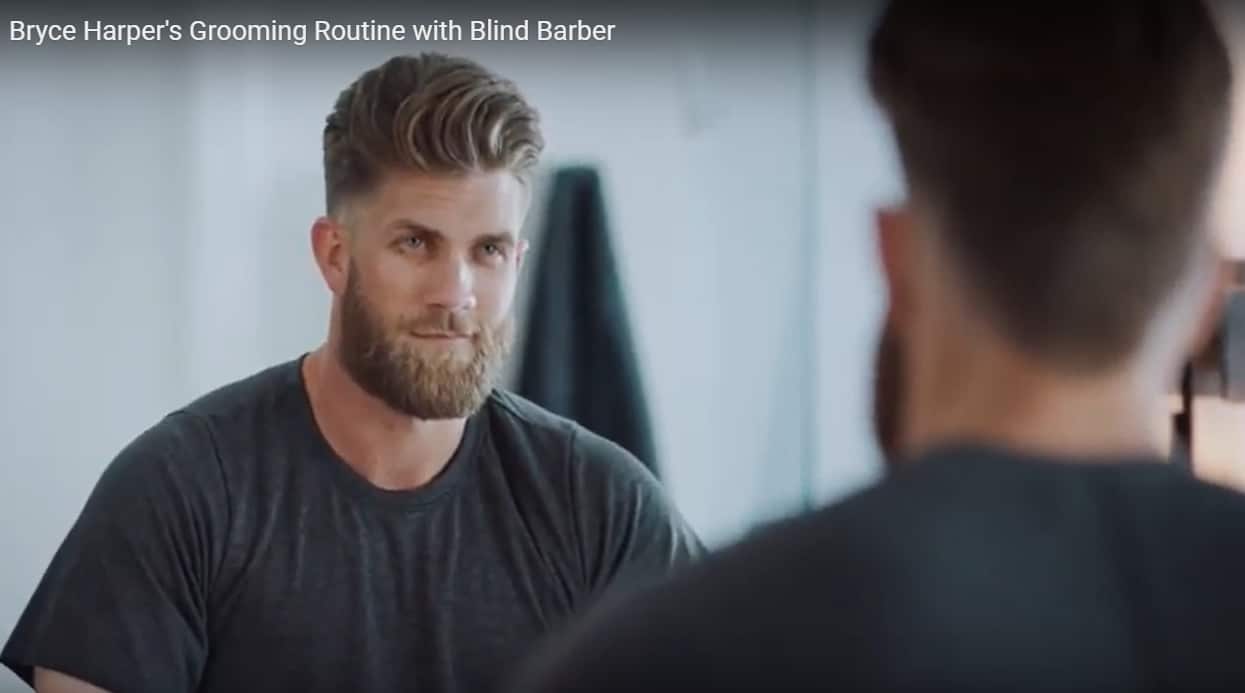 Bryce Harper is a Spokesman for Center City Barber Shop - Crossing Broad