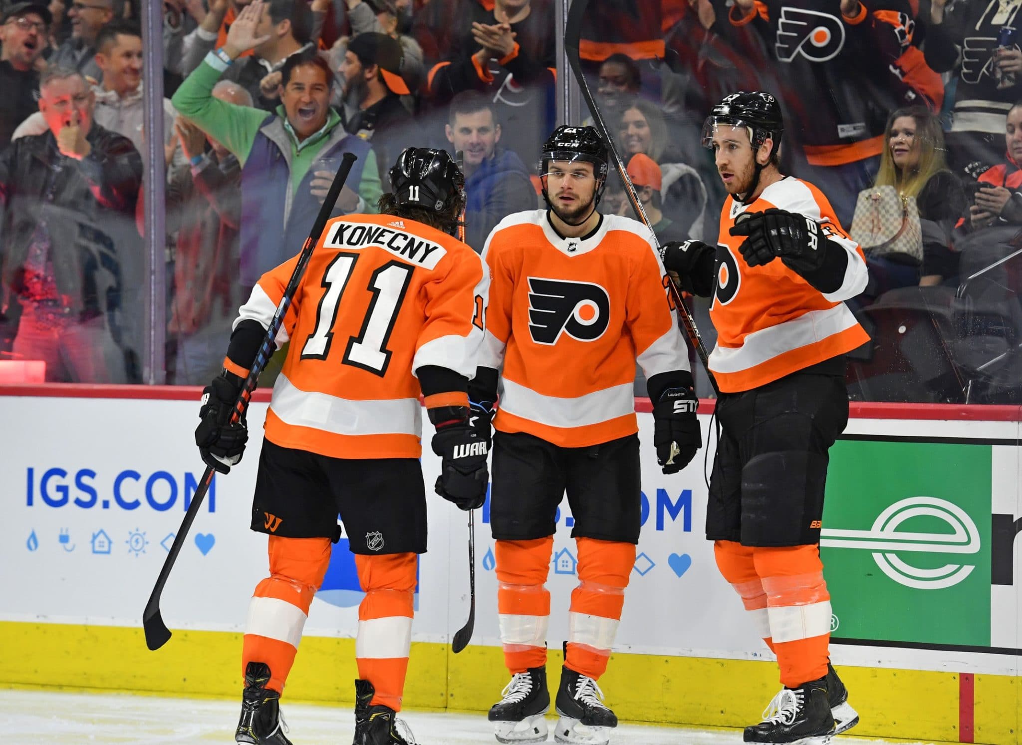 Great Scott! Alain Vigneault’s New Second Line Makes Difference in Flyers’ 4-2 Win Over Sharks