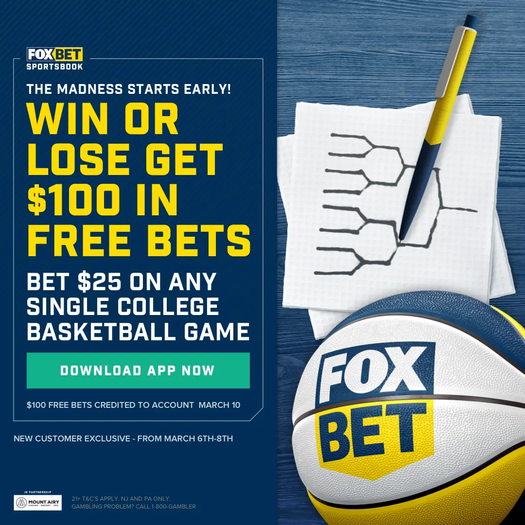 fox bet March madness promo