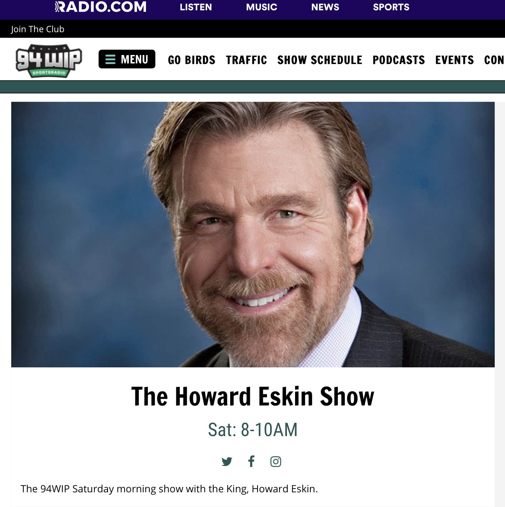 Howard Eskin Calls Crossing Broad “Insignificant” Without Hint of Irony