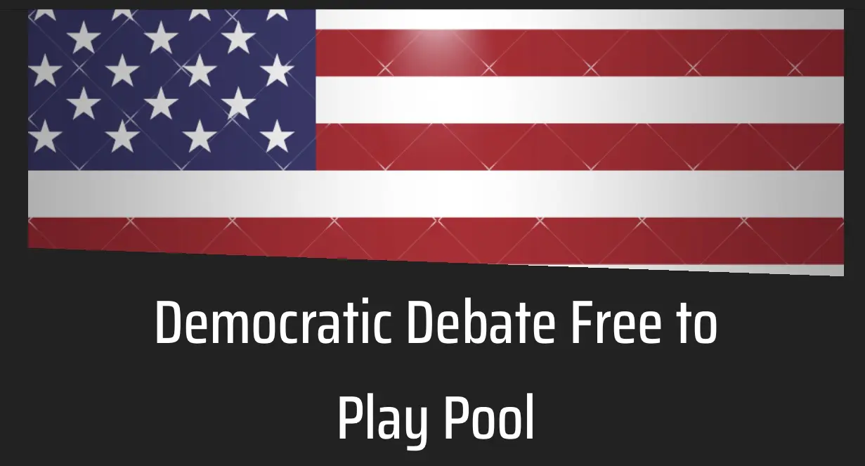 draftkings sportsbook democratic debate pool