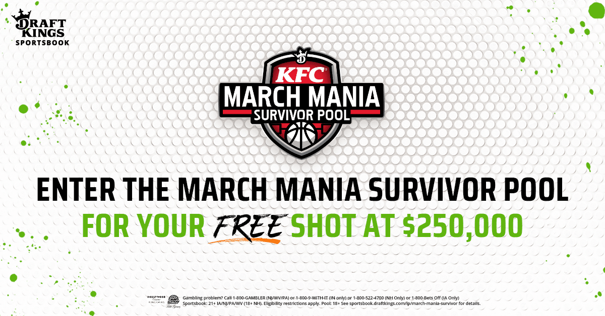 DraftKings Sportsbook Is Running a Free March Mania Survivor Pool
