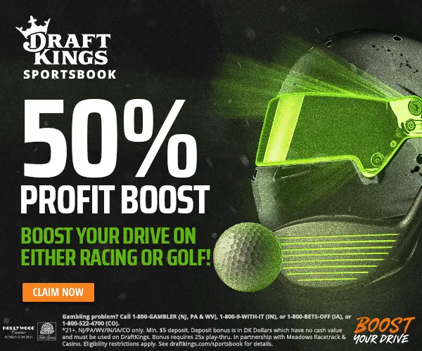 draftkings sportsbook promo golf nascar