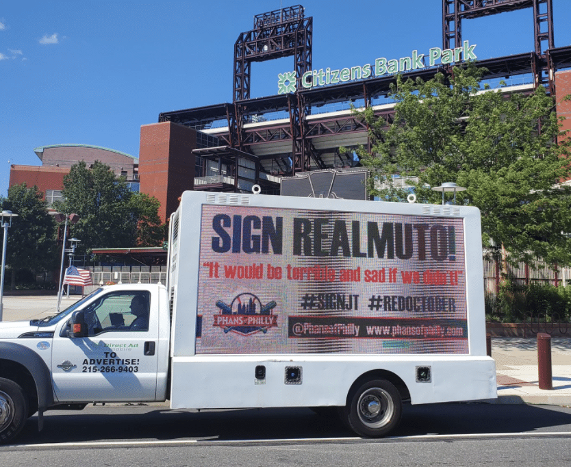 We’re Doing J.T. Realmuto Mobile Billboards Now
