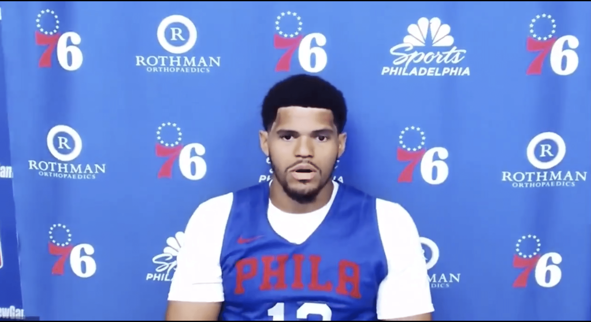Tobias Harris Uses Media Availability to Call for Justice for Breonna Taylor