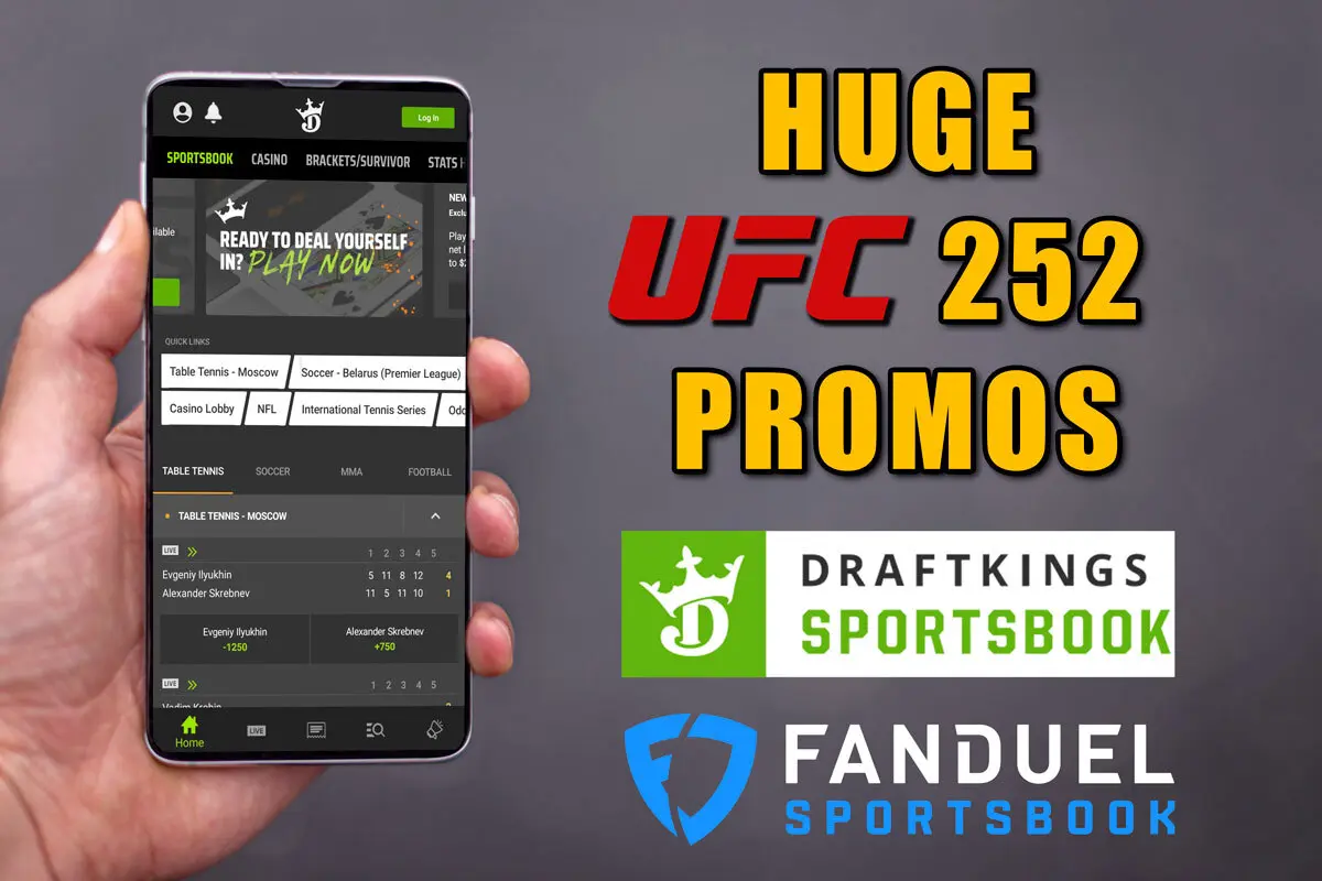 DraftKings Sportsbook and FanDuel Sportsbook Are Running Insane UFC 252