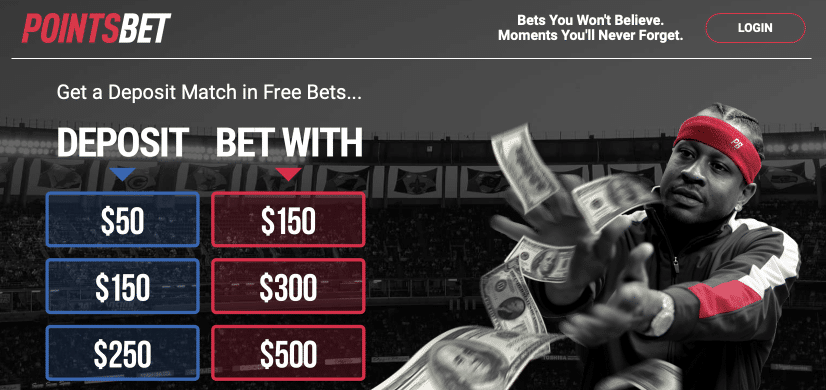 pointsbet betting site deposit