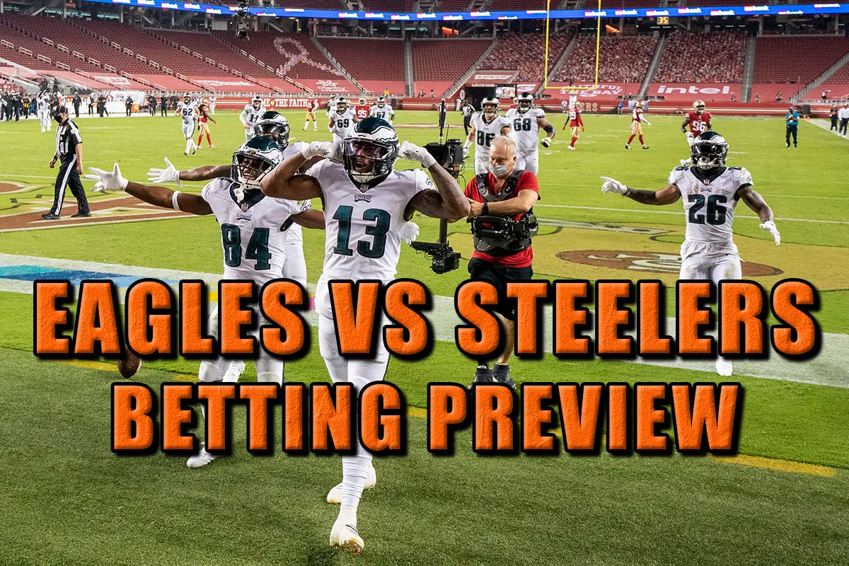 eagles steelers betting odds picks prediction