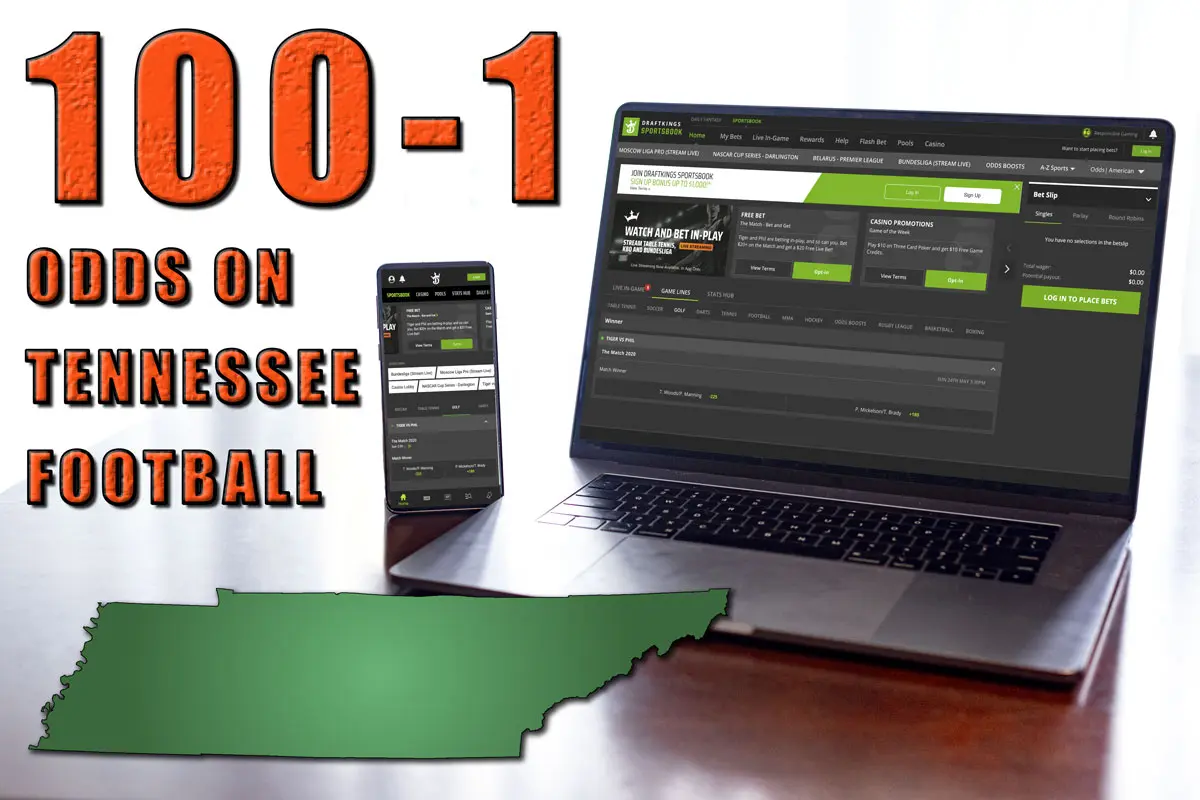 draftkings tennessee 100-1